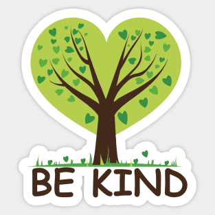 Be Kind Tree of Love Sticker